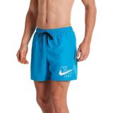 Nike - Logoprint - Zwemshort - Blauw - Polyester