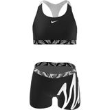 Nike Maat S  Swim Script Logo meisjes bikiniset met short