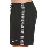 Nike - Swim Logo Tape - Heren Zwembroek - Blauw - Polyester