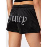 Juicy Couture - Tamia - Korte Broek - Velours - Zwart