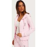 Juicy Couture - Robertson Tracktop met Broek - Kleur: Cherry Blossom - Materiaal: Diamante