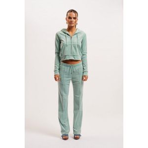 Juicy Couture - Madison - Broek - Blauw - Slim Fit met Diamanten Logo