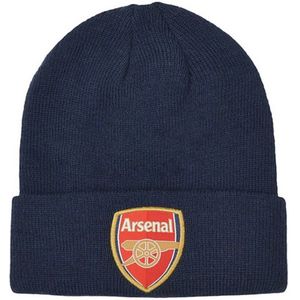 Arsenal FC Adults Unisex Crest Cuff Knitted Beanie