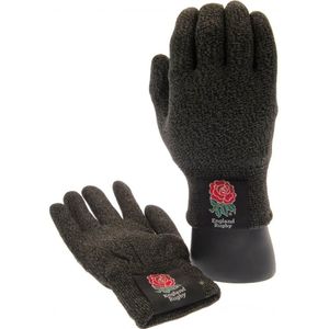 Taylors - Unisex Kinder England RFU Luxe Handschoenen voor een Touchscreen  (Grijs)