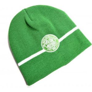 BB Sports - Unisex Celtic FC Standaard Gebreide Beanie Muts  (Groen)