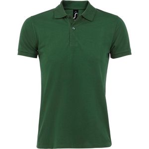 SOLS Heren Perfect Pique Korte Mouw Poloshirt (Fles groen)