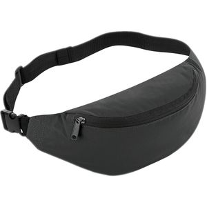 Bagbase Reflecterende Riem Zak  (Zwart Reflecterend)