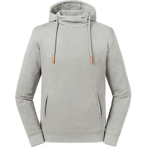 Russell Volwassenen Unisex Pure Organic High Collar Hooded Sweatshirt (Steen)