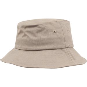 Flexfit by Yupoong Volwassenen Unisex Katoenen Twill Bucket Hat  (Khaki)