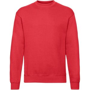 Fruit Of The Loom Heren Set-In Belcoro® garen Sweatshirt (Heather Rood)
