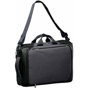 Stormtech Volwassenen Unisex Road Warrior Computer Tas  (Grafietgrijs/Zwart)