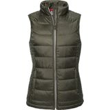 Russell - Nano Gewatteerde Bodywarmer - Donkere Olijf