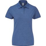 Fruit Of The Loom Heren Iconisch Poloshirt. (Heather Royaal Blauw)