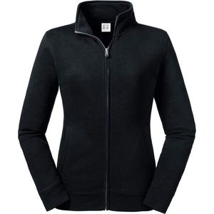 Russell - Authentieke Sweat Jacket - Zwart - 80% Katoen, 20% Polyester