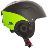 Trespass Volwassenen Skyhigh Beschermende Sneeuwsport Helm (Large) (Zwart/Groen)