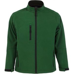 SOLS - Relax Soft Shell Jacket - Fles Groen - Ademend - Winddicht - Waterbestendig