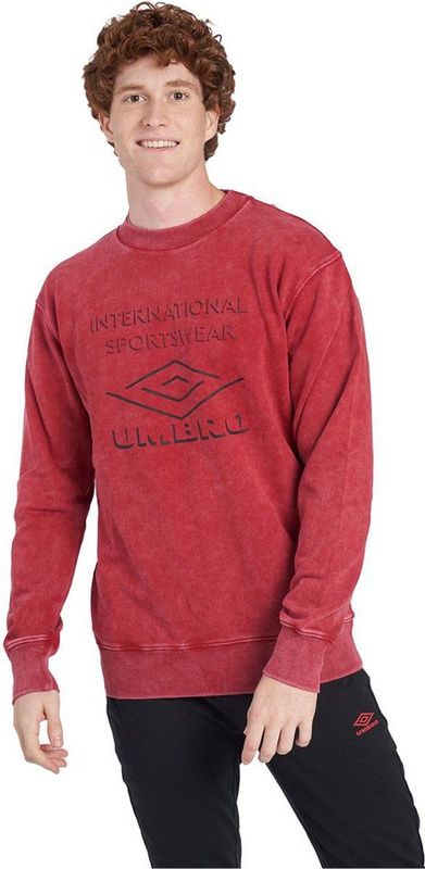 Umbro Large Logo Sweatshirt Rood Man