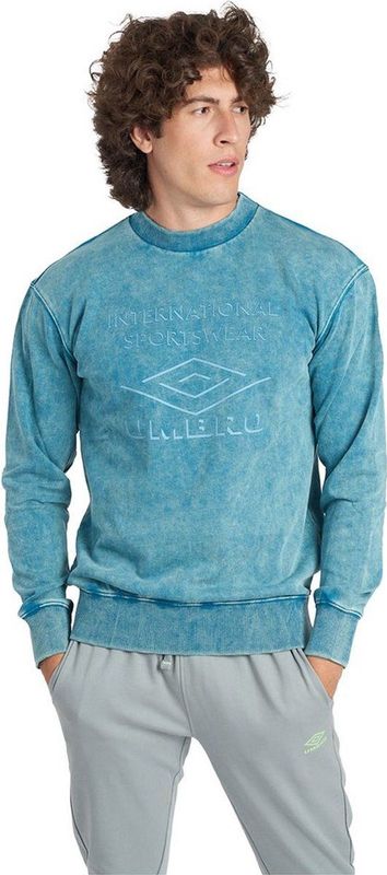 Umbro Large Logo Sweatshirt Blauw Man