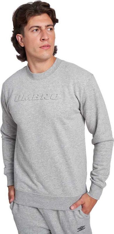 Umbro Embossed Logo Sweatshirt Grijs Man