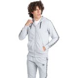 Umbro Taped Zip Sweatshirt Met Rits Wit Man