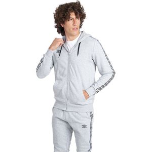 Umbro Taped Zip Sweatshirt Met Rits Wit Man
