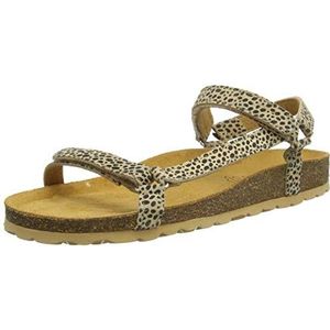 Joules Savannah sandaal voor dames, Bruine Cheetah Spot, 42 EU