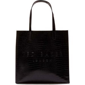 Ted Baker Grote Schoudertas / Crossbodytas Dames - Croccon - Zwart