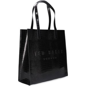 Ted Baker Grote Schoudertas / Crossbodytas Dames - Croccon - Zwart