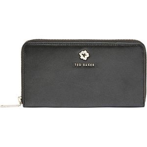 Ted Baker Dames Ritsportemonnee Leer - Zwart - One Size