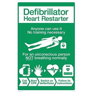 Defibrillator BHF poster