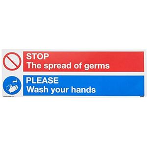 Viking Signs STOP kiemen Wassen uw handenbord - Vinyl/Sticker