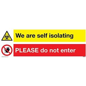 Viking Signs Wij zijn zelf isolerend Gelieve geen teken in te voeren - Vinyl/Sticker