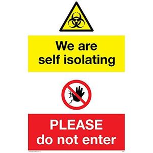 Viking Signs Wij zijn zelf isolerend Gelieve geen teken in te voeren - Vinyl/Sticker