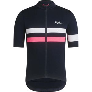 Rapha - Brevet - Reflecterende Merinosweater - Blauw Navy - Korte Mouwen