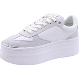 Karl Lagerfeld - Sibilus - Sneakers - Wit - Leer - Vetersluiting - Laag Silhouet