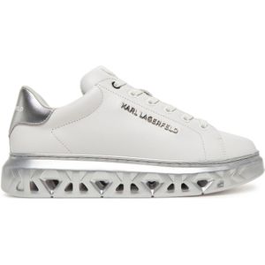 Karl Lagerfeld Low-Top Sneakers - Kapri Kite Lo Lace Lthr in wit