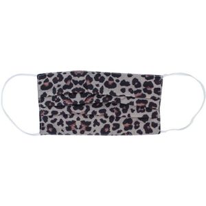 Brave Soul - Mondkapje - Lichtbruin - Luipaardprint