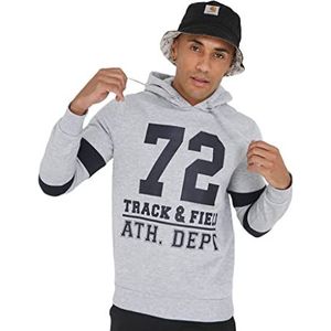 Brave Soul MSS-614JAMMER sweatshirt, lichtgrijs, normaal voor heren, Lichtgrijs, S