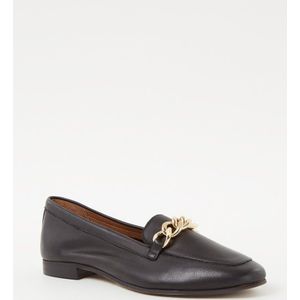 Dune London Goldsmith loafer van leer