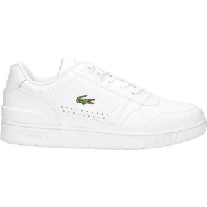 Lacoste T-Clip Sneakers wit Leer