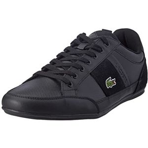 Lacoste Chaymon BL 22 2 cm Heren Sportschoenen, Blk/Blk, 39,5 EU