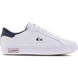 Lacoste Powercourt Tri22 1 SMA Sneakers voor heren, Wht Nvy Rood, 43 EU