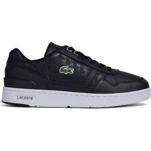 Lacoste - Sneakers - Zwart - Wit - Leer - Synthetisch - Textiel - Rubber