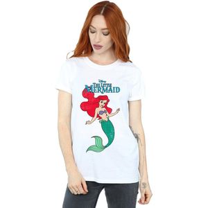 Li-cense Disney dames de kleine zeemeerminlijn ariel katoenen vriendje t-shirt