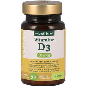 Holland & Barrett Vitamine D3 10mcg - 90 tabletten