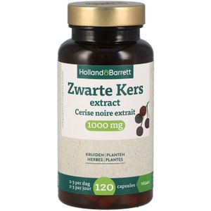 Holland & Barrett Zwarte Kers Extract 1000mg - 120 capsules