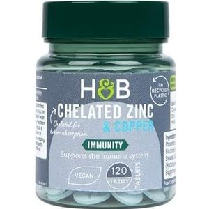 Holland & Barrett Zink & Koper 15 mg 120 Tabletten