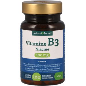 Holland & Barrett Vitamine B3 Niacine 100mg - 120 tabletten