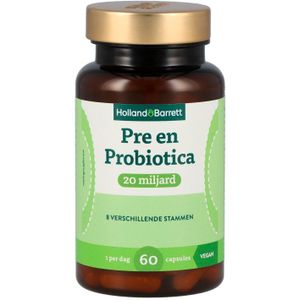 Holland & Barrett Pre en Probiotica 20 Miljard - 60 capsules