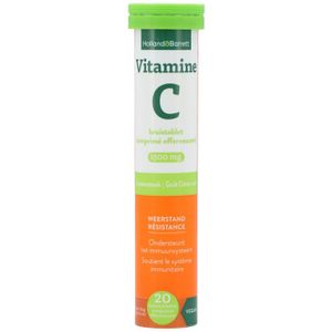 Holland & Barrett Vitamine C Bruistablet 1500mg Limoensmaak - 20 bruistabletten